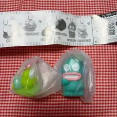 はぴだんぶいすやすやフィギュアチャーム ハンギョドン けろっぴ2個セット