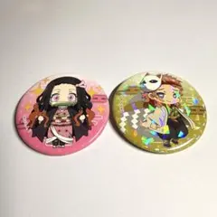 鬼滅の刃 錆兎 竈門禰豆子缶バッジ