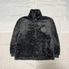 EDWIN ボアジャケット グレー LL デカロゴ アメカジ アウトドア y2k