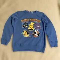 (43) 新品 140 ポケモン トレーナー 裏起毛 綿100% タグ付き