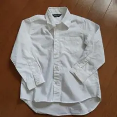 COMME CA ISM ホワイト長袖シャツ