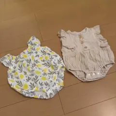 SHEIN ロンパース・カバーオール 2点セット 60サイズ