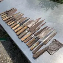 魚屋引退譲渡包丁 正本複数 堺真久 忠長 堺高秀 鍔屋 秀綱 正広 有次