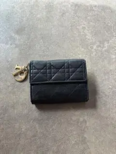 美品】DIOR 二つ折り My Dior Glycine ブラック チャーム - メルカリ