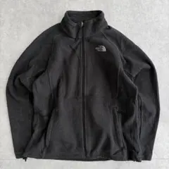 US規格 ノースフェイス フリースジャケット 刺繍ロゴ 古着