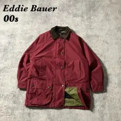 00sEddieBauerフィールドハンティングジャケット襟コーズライナー付