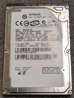 HDD 2.5インチ　80GB HGST HITACHI