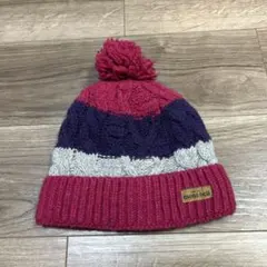 ✨美品 ✨mont-bell ケーブルニット　ワッチキャップ　キッズ　子ども用