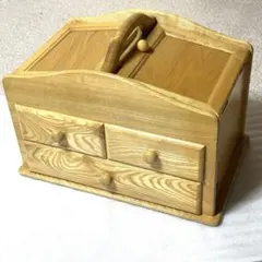 裁縫箱 ソーイングボックス 木製 脚付き 折り畳み 手芸 レトロ ビンテージ 楽天市場】 おしゃれ アンティーク 裁縫箱 手作り 手芸 天然木 大容量