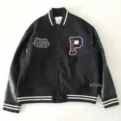 U.S. POLO ASSN.　ユーエスポロアッスン　フェイクレザー　スタジャン