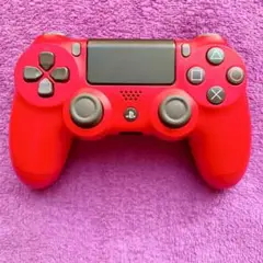 PS4 コントローラー 純正 マグマレッド k6S-9 【美品】