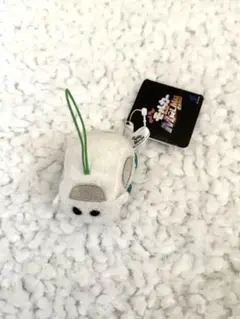 ぷいぷいモルカーマスコットキーホルダー　シロモ
