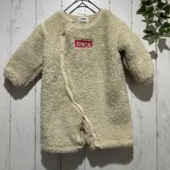 【エドウィン】ベビー もこもこボア ロンパース 70-80サイズ