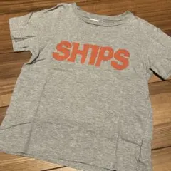 SHIPS Tシャツ グレー 120cm ロゴプリントのサムネイル