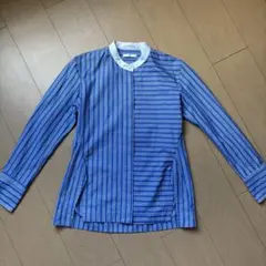 UNIQLO+J ストライプ 長袖シャツ ブルーのサムネイル