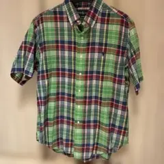 Ralph Lauren チェック柄 半袖シャツ Lサイズ