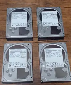 Hitachi HDS722020ALA330 2TB HDD 4台（中古）のサムネイル