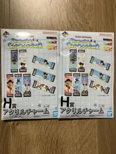ドラゴンボール スナップコレクション2 H賞 アクリルチャーム 2個セット