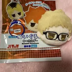 ハイキュー!! じとっと フェイスぬいぐるみキーホルダー 月島蛍