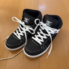 DC ブラックデニム ハイカットスニーカーのサムネイル