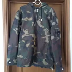 ZARA MAN ミリタリー 迷彩柄フード付きアウター