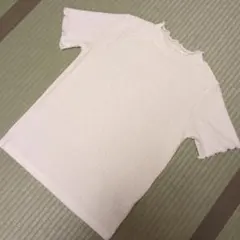 メロウ メロー トップス Tシャツ 半袖 メローフリル 白 ホワイト L