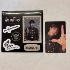 &TEAM NICHOLAS We on Fire 通常盤 トレカ ステッカー
