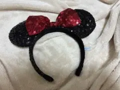 ミニーマウス スパンコールカチューシャ