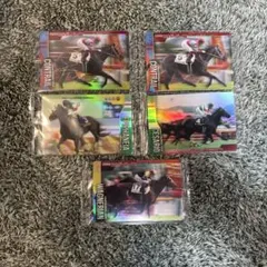 サラブレッドホースコレクション　カード　福永祐一騎乗馬　まとめ売りサインカード有