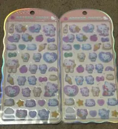 コットンパフィー キティ シール サンリオ 2枚セット