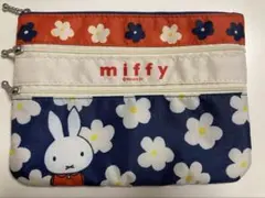 ミッフィー 花柄ポーチ