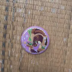 ディズニー ラプンツェル 刺繍缶バッジ