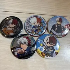 僕のヒーローアカデミア 轟焦凍 缶バッジ 5点セット
