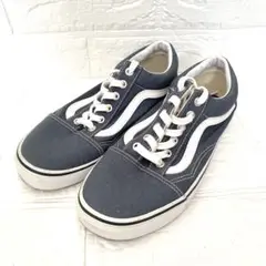 VANS オールドスクール ネイビー 24cm レディース キャンバス