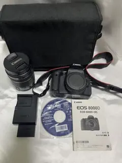 美品 【Canon EOS 8000D ダブルレンズセット】 初期不良返品対応〇