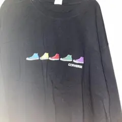 CONVERSE ロングスリーブ Tシャツ 4L ブラック
