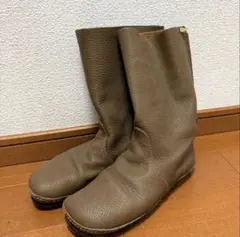 KOOS ミドル丈　本革　レザーブーツ　ショセ　リンネルのサムネイル