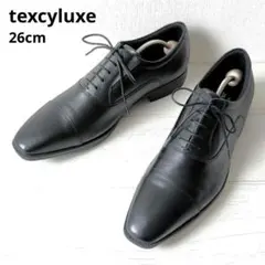 極美品✨️texcyluxe【26cm】ビジネスシューズ　ストレートチップ　本革のサムネイル