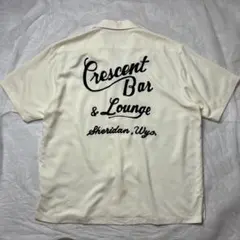 ヒューストン ボーリングシャツ オープンカラーシャツ XL アイボリー