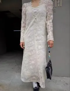 TABLE CROSS LACE UP DRESS ameriのサムネイル