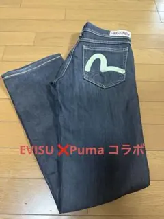 EVISU❌PUMAコラボデニムVintage W24L32レディース