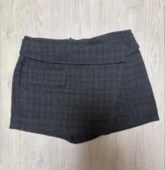 FOREVER21 グレー チェック柄 パンツ　M