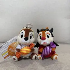 チップ デール ぬいぐるみキーホルダー ディズニーストア ハロウィン