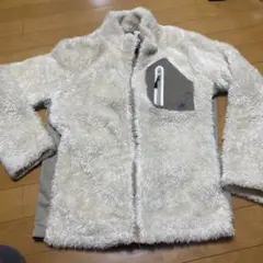 logos フリースジャケット クリーム色