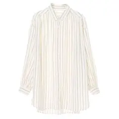 earth music&ecology カラーシャツチュニック ストライプ