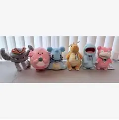 新品タグ付き ポケモン物産展 応援ポケモン ぬいぐるみ フルコンプリート 6個