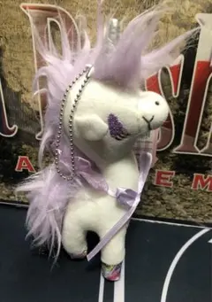 エコネコ　ユニコーン ぬいぐるみ　キーホルダー