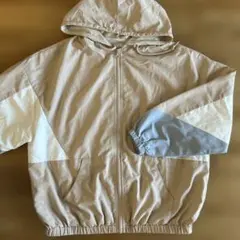 キッズ女の子140ピンクラテ ウインドブレーカージャケット S