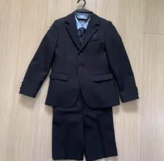 スーツ　135 130 140ネイビー ゴムウエスト付き