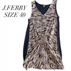 【J.FERRY】ノースリーブチュニックワンピース SIZE 40のサムネイル